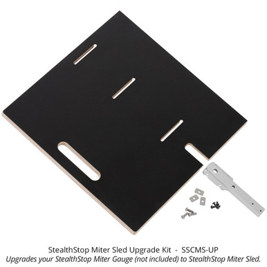 Woodpeckers SSCMS-UP StealthStop Miter Gauge Ugrade to StealthStop Miter Sled