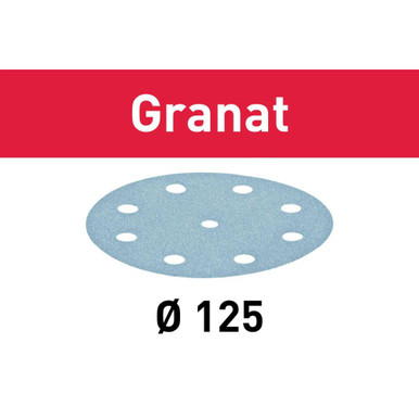 Festool 497166 Abrasive sheet STF D125/8 P60 GR/50 Granat