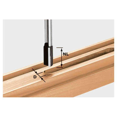 Festool 490960 Edge trimming cutter HS shank 8 mm HW S8 D10/25