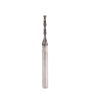 Amana Tool 48122-DLC SC Diamond-Like Carbon (DLC) Coated Spiral Plunge 1/8 D x 7/8 CH x 1/4 SHK x 3 Inch Long 2 Flute Up-Cut Router Bit for Solid Wood
