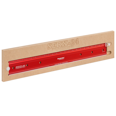 Woodpeckers SERXL-24-24 SERX Straight Edge Rule 24 Inch with Hanger Screw and Sleeve
