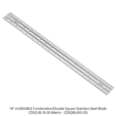 Woodpeckers CDSQBL450-20 in-DEXABLE 450 mm Combo/Doublee Square Blade Only