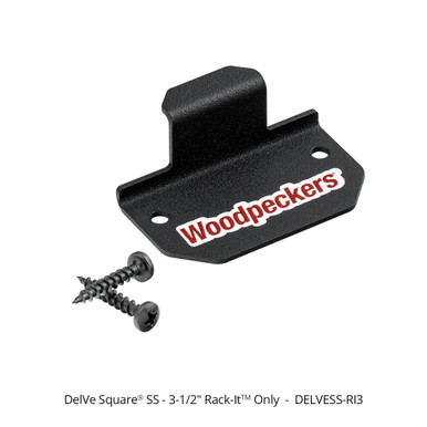 Woodpeckers DELVESS-RI3 DelVe Square SS - 3.5 Inch - Rack-It Only