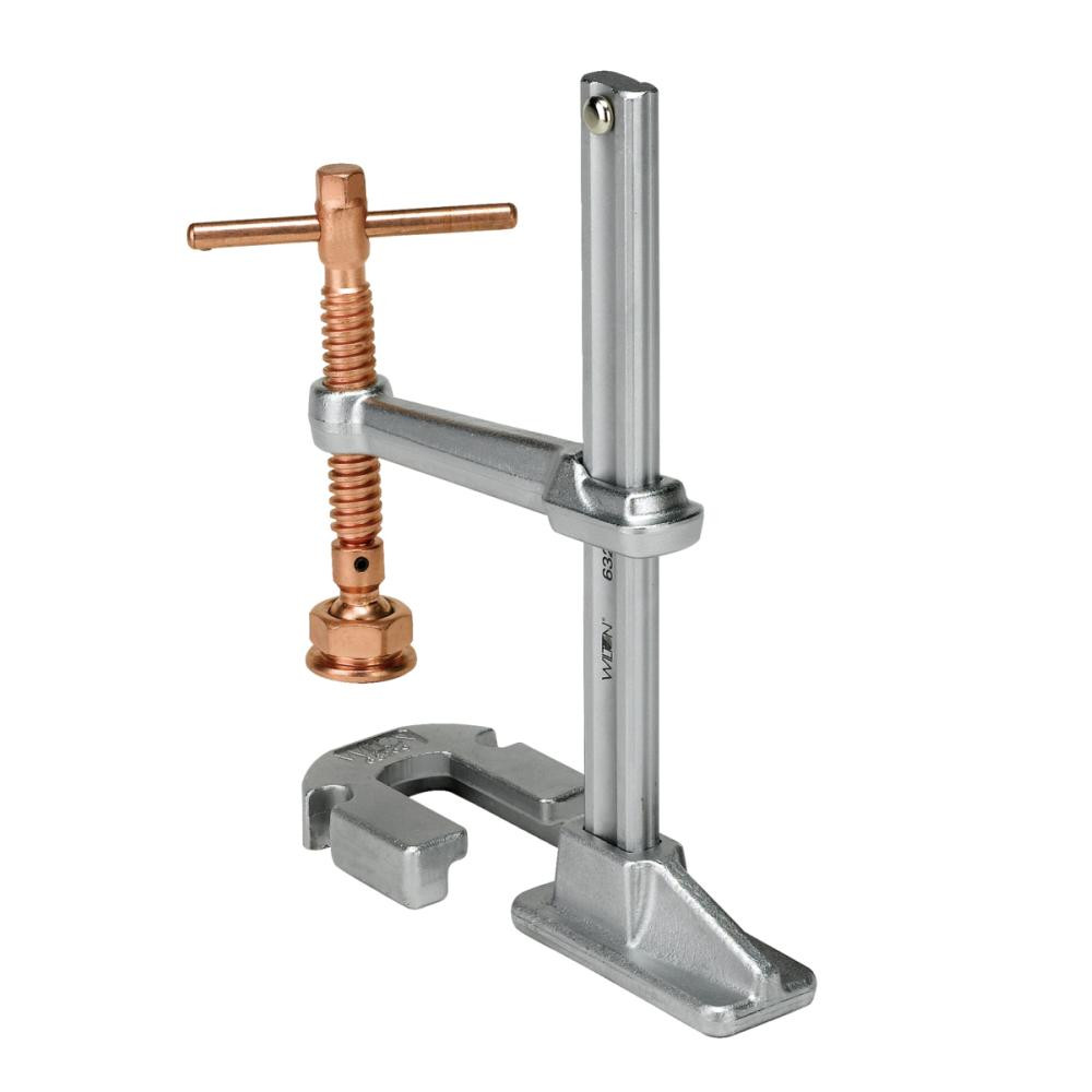 Wilton 8-1/2" Max Opening Capacity, 5-1/2" Throat Depth, Shoe Clamp - 2,600 Lb Clamping Pressure, 1-3/16 x 9/16" Rail, 3/4" Spindle Dia | Part #63295