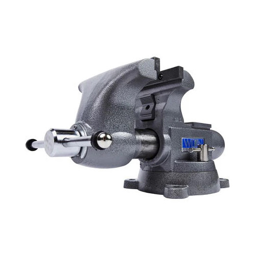 Wilton Tradesman 1780A Bench & Pipe Combination Vise: 8" Jaw Width, 6-3/4 in Jaw Opening, 4-3/4 in Throat Depth - 3/8" Min Pipe, 4-1/2" Max Pipe