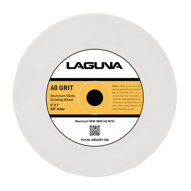 Laguna ABGAO81-060 Aluminum Oxide Wheel, 60 Grit, 8" Diameter