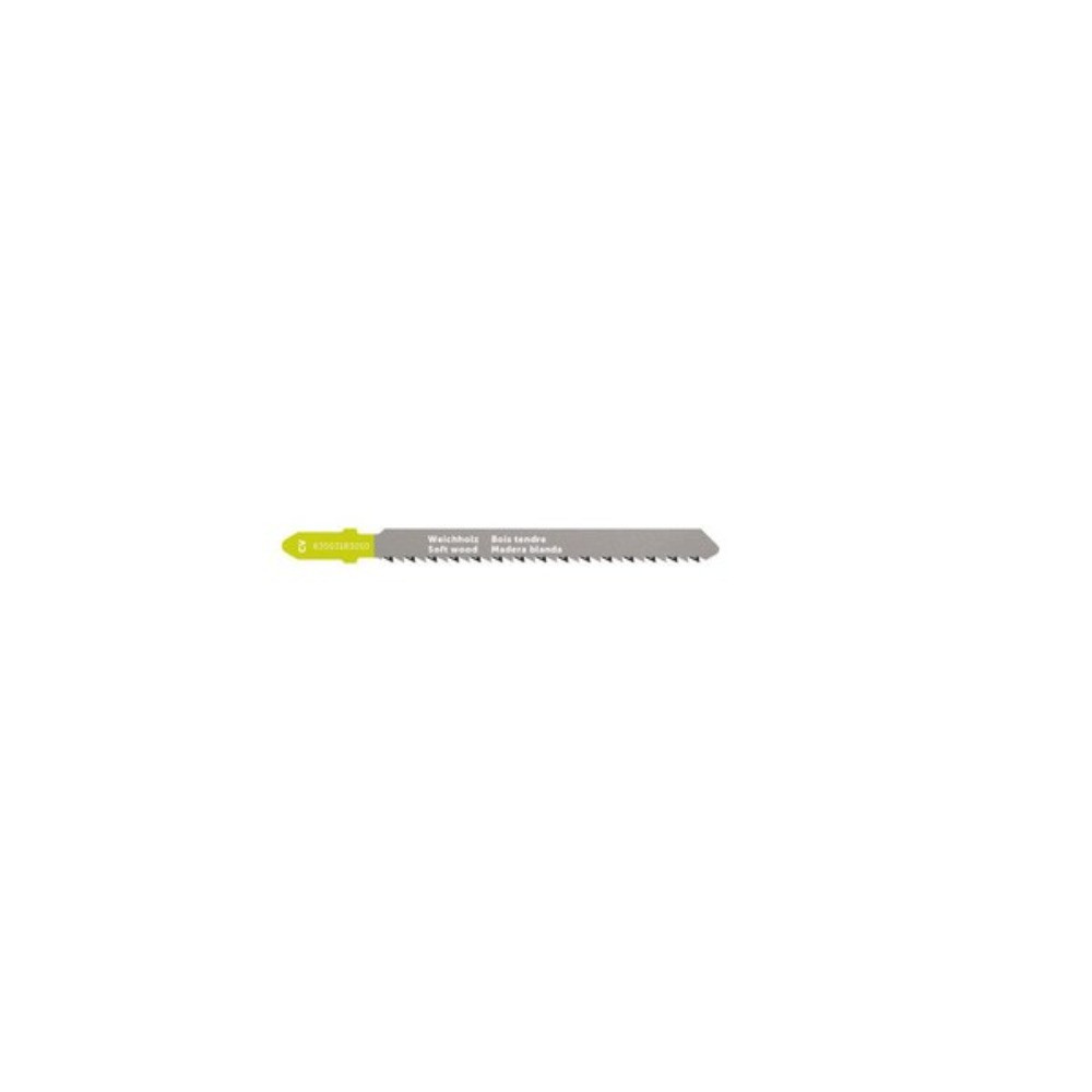 FEIN 63503183010 3in. Chrome-Vanadium T-Shank Jigsaw Blade 10 TPI for reverse cut - 5pk