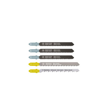 FEIN 63503188010 assorted T-Shank Jigsaw blades 5 piece starter set