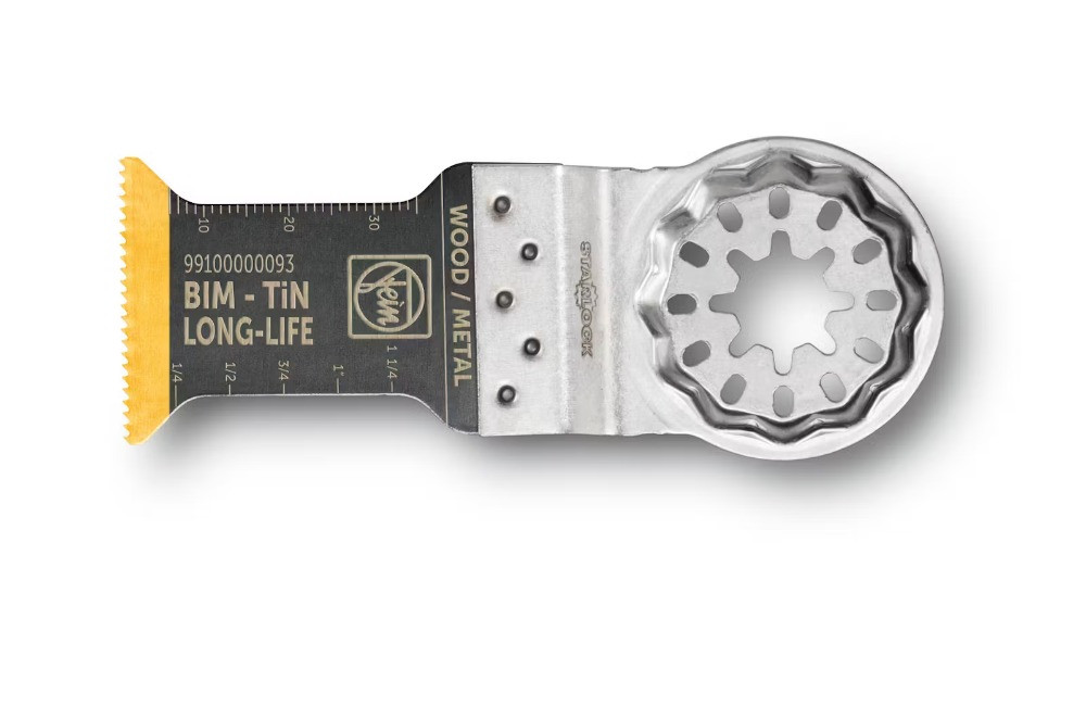 Fein TITAN Starlock E-Cut Long-Life OMT Saw Blade 1-3/8 Inch x 2 Inch, 3 Pieces - 99100000096
