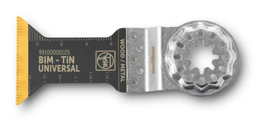 FEIN 99100000108 TITAN Coated Multi-Material Saw Blade for multi-tools featuring Starlock