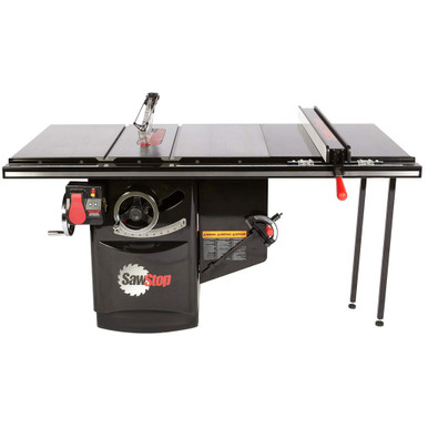 SawStop ICS73230-ATGI52 Industrial 7.5HP, 3ph, 230v Cabinet Saw with 52” Industrial T-Glide Advance Rip Fence, Rails & Extension Table