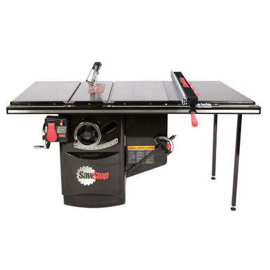 SawStop ICS73480-ATGI36 Industrial 7.5HP, 3ph, 480v Cabinet Saw with 36 inch Industrial T-Glide Advance Rip Fence, Rails & Extension Table