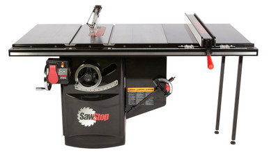 SawStop ICS53480-TGI236 5HP, 3PH, 480v Industrial Cabinet Saw with 36" Industrial T-Glide Fence System