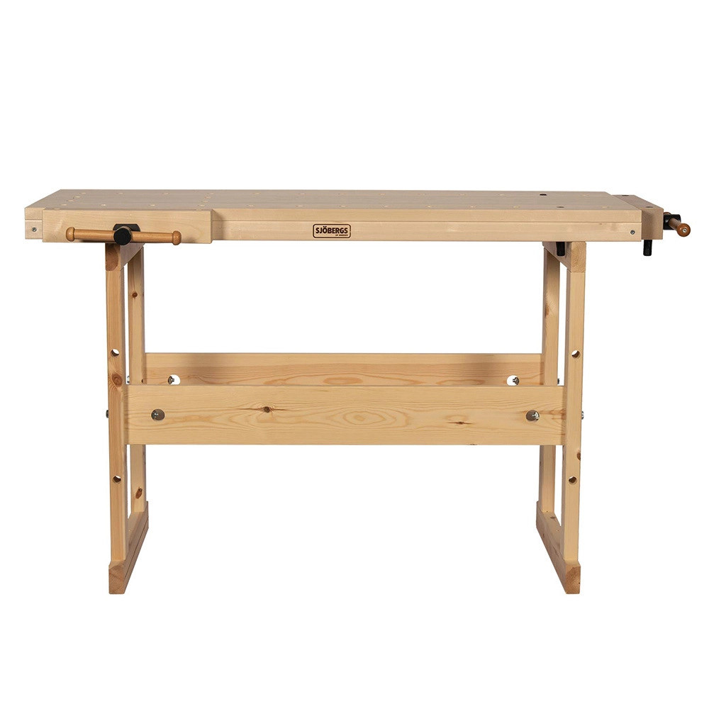 Sjobergs Nordic 1350 Workbench | Unfinished Solid Wood