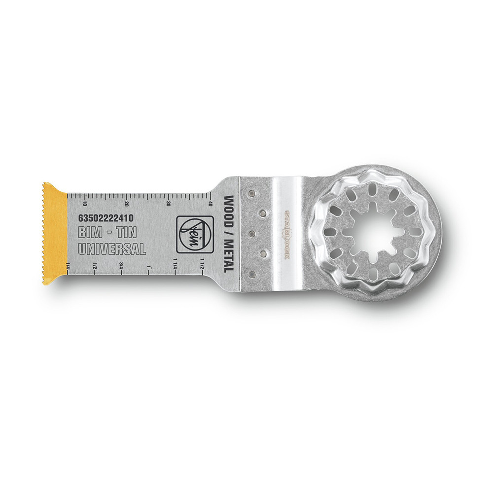 Fein TITAN Coated Universal Oscillating Saw Blade 1-1/8 Inch x 2-1/8 Inch 10 Pieces - 63502222440