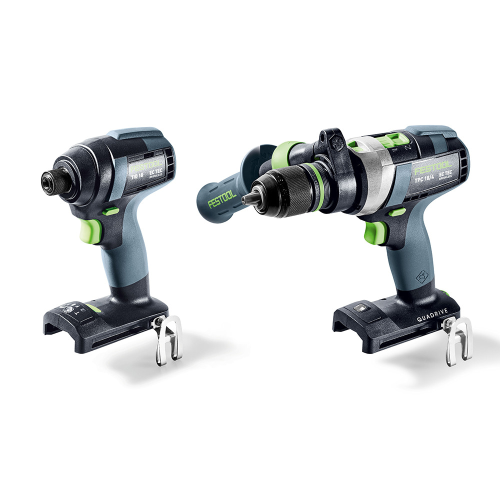 Festool TID 18 Impact Driver and TPC 18/4 Drill Driver (Bare Tool) Set - 578830