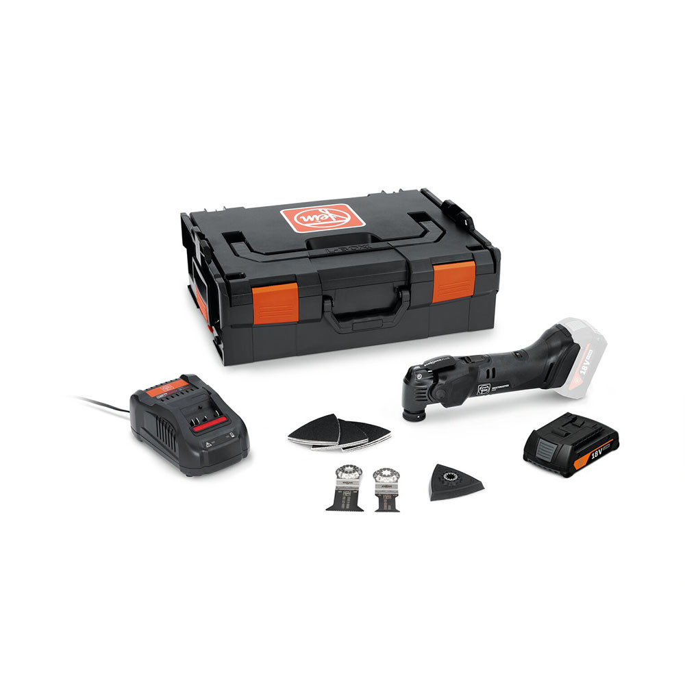 Fein MultiMaster AMM 500 Plus BLACK EDITION Cordless 18V Oscillating Multi-Tool 2 Ah Kit - 71294661090
