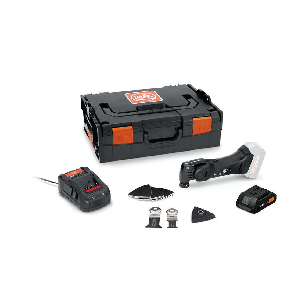 Fein MultiMaster AMM 700 Plus BLACK EDITION Cordless 18 V Oscillating Multi-Tool 4 Ah Kit - 71294761090