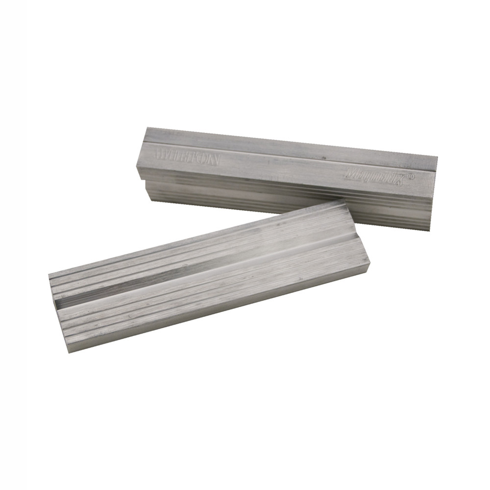 Wilton 4" Jaw Width, Aluminum, Vise Jaw Cap - Magnetic Attachment | Part #14828