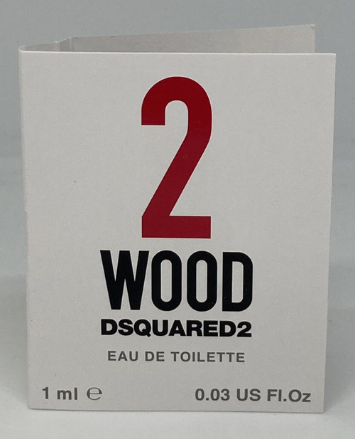 DSQUARED2 * 2 WOOD 0.03 OZ EDT UNISEX  VIALS