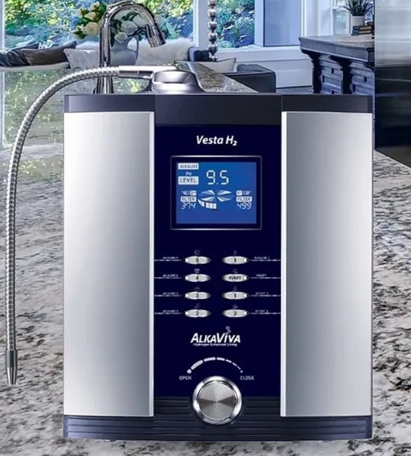 AlkaViva 9-Plate Vesta H2 Water Ionizer – Hydrogen-Rich Alkaline Water