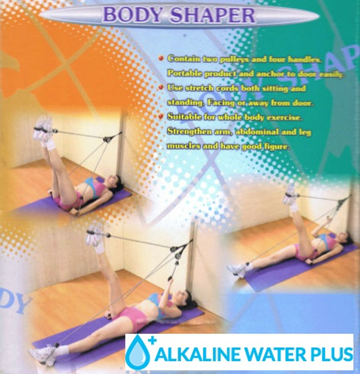 BodyShaper Exercise Ropes Set Alkaline Water Plus