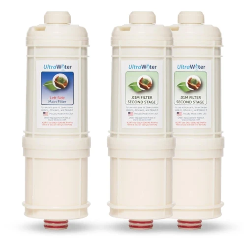 H2 Series Filters: 1 UltraWater & 2 Ultra-Hollow .01M Filters
