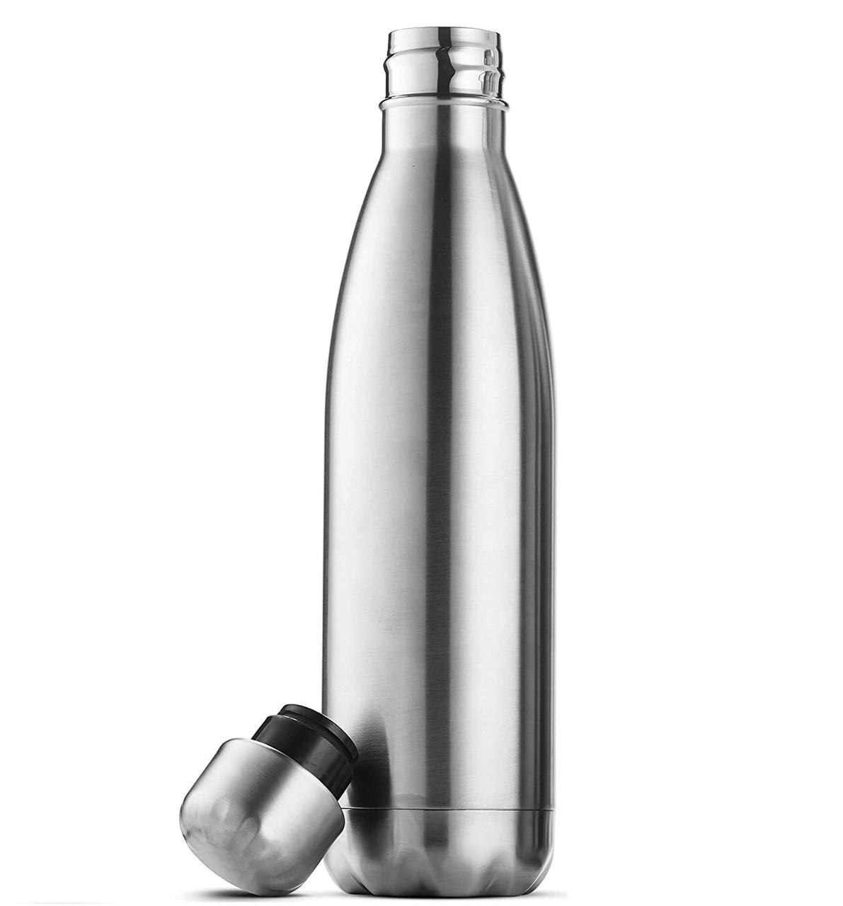 Pure Silver Water Bottle Leak Proof and Bacteria Free Non Toxic 1 Litre.  925 Sterling Silver Milk and Water Bottle. 