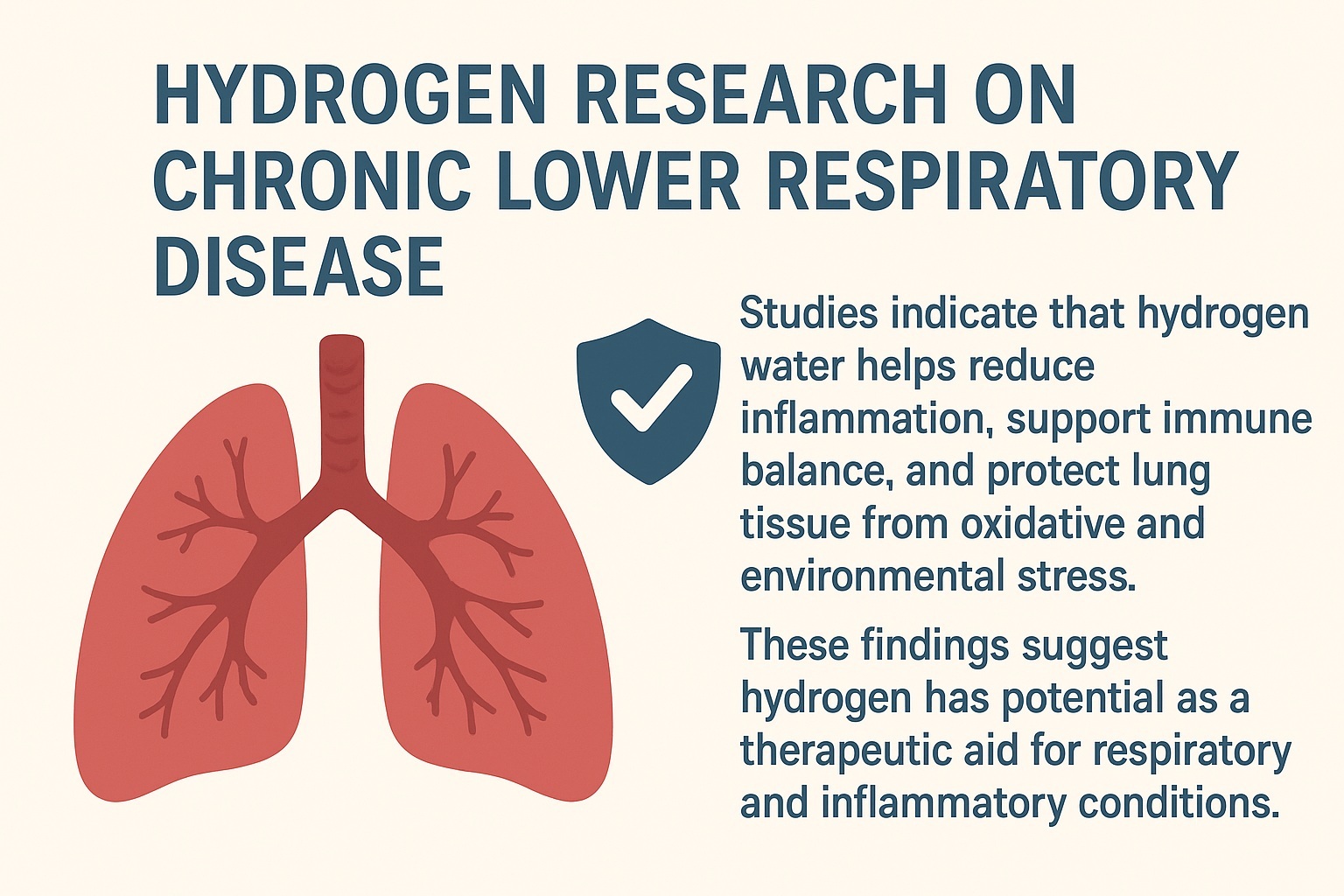 Hydrogen Research & Lower Respiratory Disease
