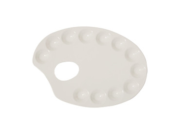 JACK RICHESON JACK RICHESON OVAL MELAMINE PALETTE 12X16 - Colours