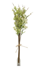 25" Wild Flower Bundle, Cream