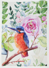 Floral Bird Garden Flag, 12" x 18"