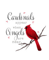 Cardinals Appear, 50" x 60" Throw