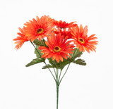 13" Daisy Bush, Orange