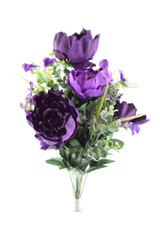 Peony & Daisy Mixed Bush, Purple