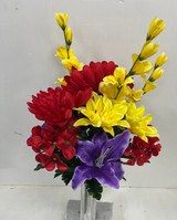 Dahlia, Lily, Mum, Gladiolus & Hydrangea Mixed Bush, Multi