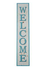 39.4" Vertical Metal Welcome Sign