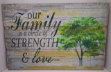 16" x 24" Our Family Wall Hanging