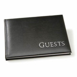 Black & Silver Guest Book
