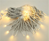 100-Count Warm White LED Micro Lights with White Cord
