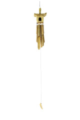 11.8" Bamboo & Birdhouse Wind Chime
