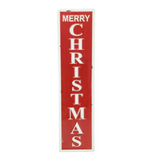 31.5" x 7.9" Merry Christmas Metal Sign
