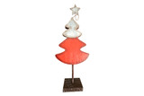 15.6" Wood Christmas Tree with Stand