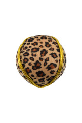 4" Animal Print Ball Ornament - Tan