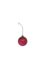 50mm Burgundy Boxed Ball Ornament - Set of 10