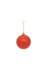 70mm Red Boxed Ball Ornament - Set of 8