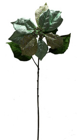 29" Poinsettia Spray - Mint