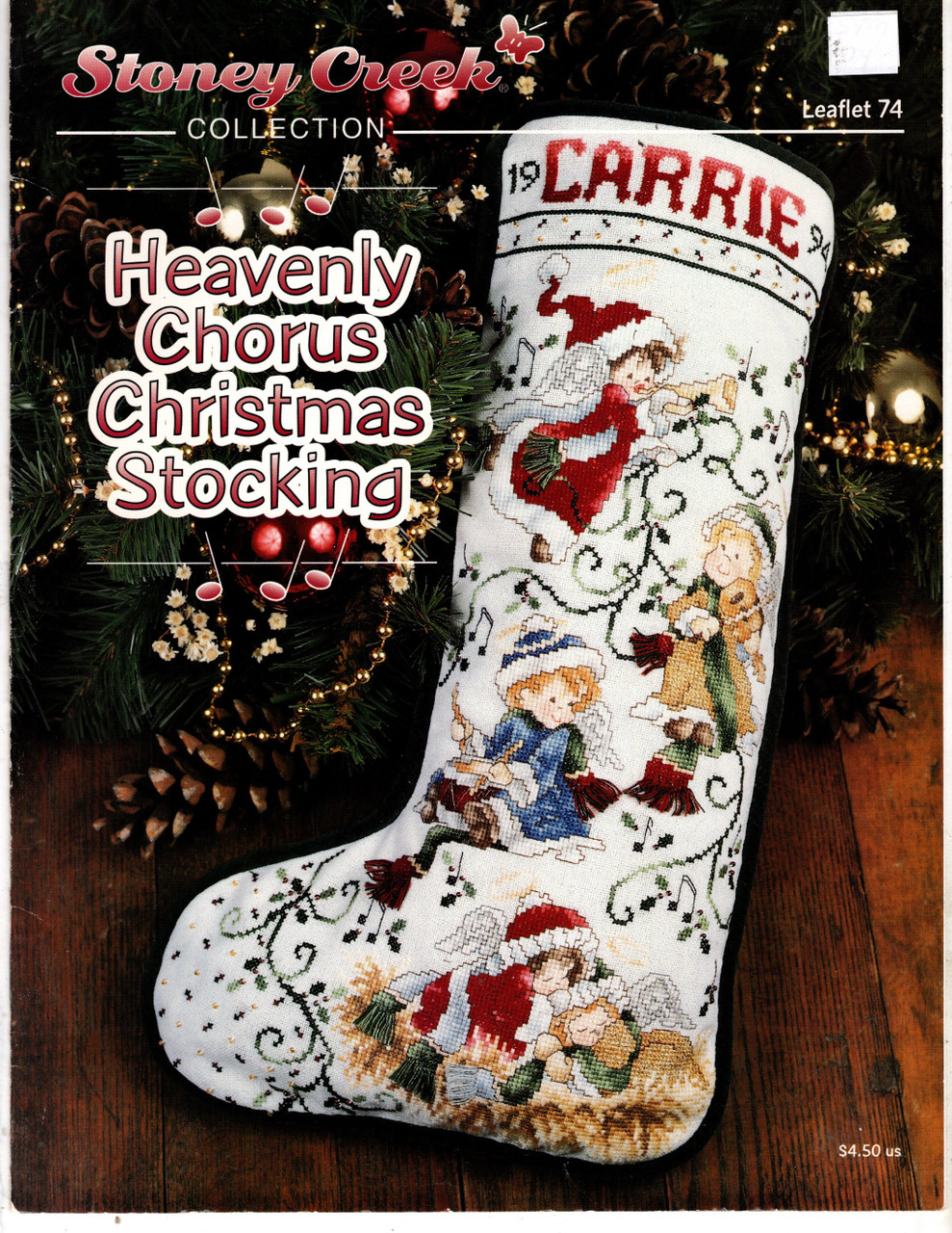 Victorian Father Christmas Stocking by Stoney Creek Counted Cross Stitch  Pattern