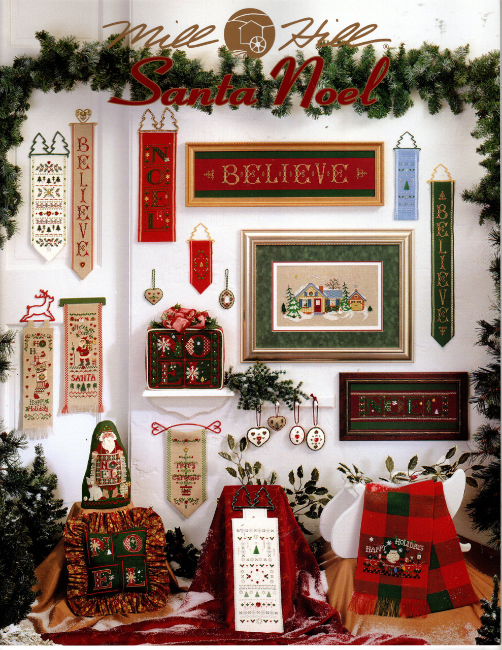 Barbara Ana Designs - Christmas ornament Trio (cross stitch pattern)