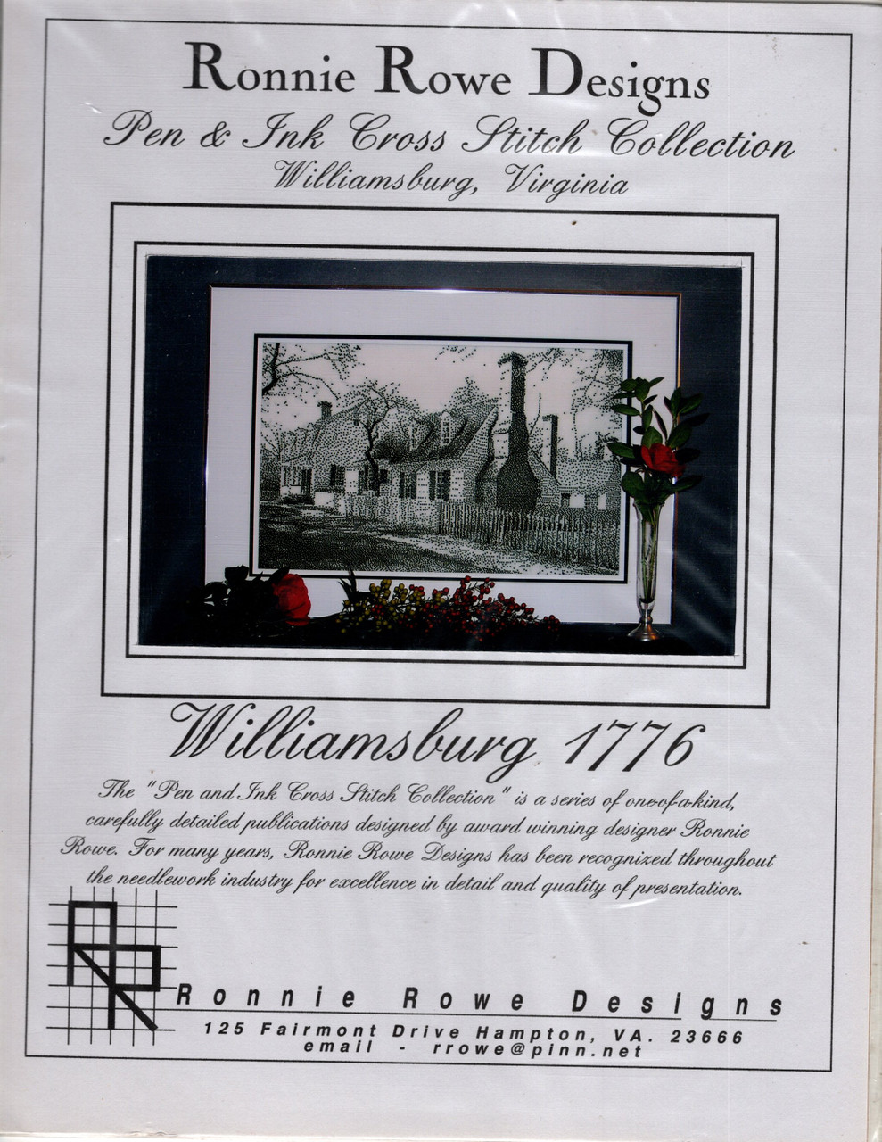 Ronnie Rowe Designs WILLIAMSBURG 1776 Pen & Ink Collection